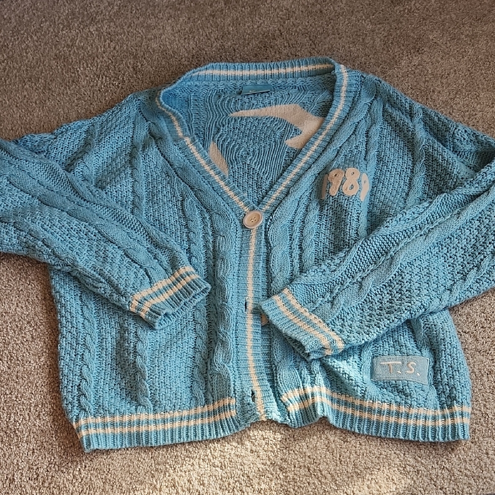 1989 Taylor's Version Blue Knit Cardigan